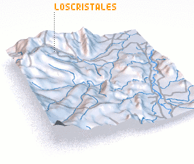 3d view of Los Cristales