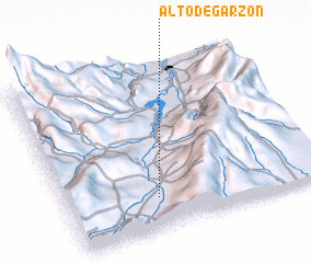 3d view of Alto de Garzón