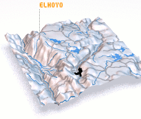 3d view of El Hoyo