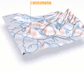 3d view of Chunomana