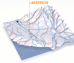 3d view of La Represa