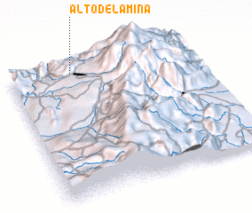 3d view of Alto de la Mina