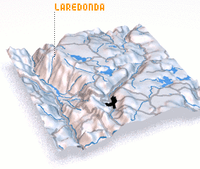 3d view of La Redonda