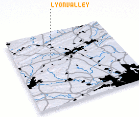 3d view of Lyon Valley