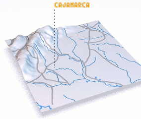 3d view of Cajamarca