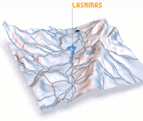3d view of Las Minas