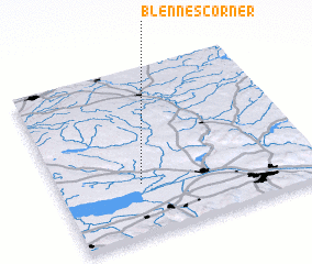 3d view of Blennes Corner