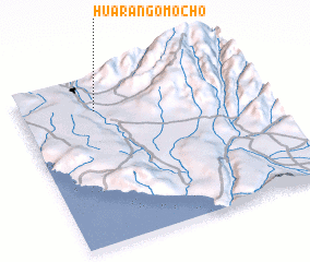 3d view of Huarango Mocho