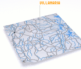 3d view of Villa María