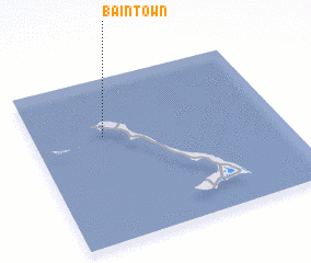 3d view of Bain Town