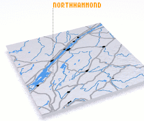 3d view of North Hammond