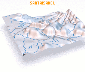 3d view of Santa Isabel