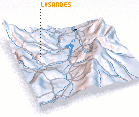 3d view of Los Andes