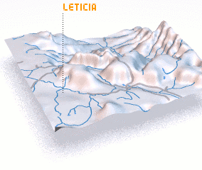 3d view of Leticia