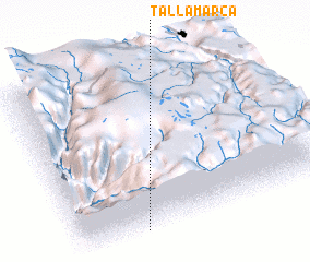 3d view of Tallamarca