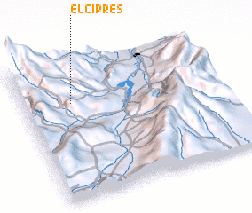 3d view of El Ciprés