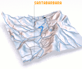 3d view of Santa Bárbara