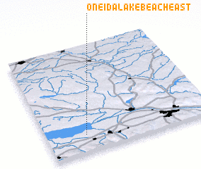 3d view of Oneida Lake Beach East