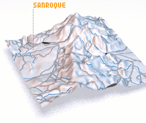 3d view of San Roque