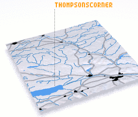 3d view of Thompsons Corner