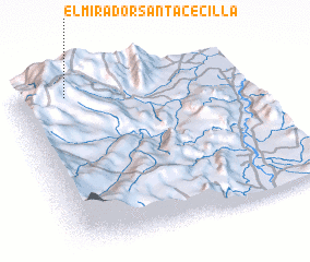 3d view of El Mirador Santa Cecilla