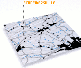 3d view of Schneidersville