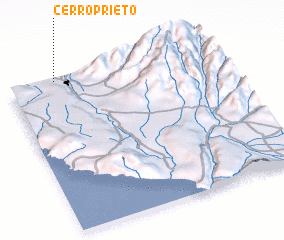 3d view of Cerro Prieto