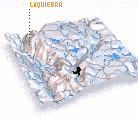 3d view of La Quiebra