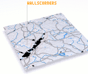 3d view of Walls Corners