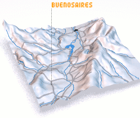 3d view of Buenos Aires