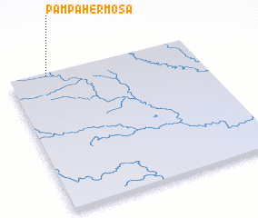 3d view of Pampa Hermosa