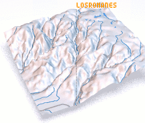 3d view of Los Romanes