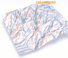 3d view of San Jerónimo