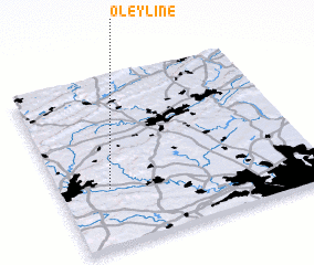 3d view of Oley Line