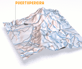 3d view of Puerto Pereira