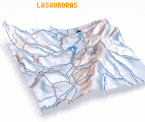 3d view of Las Auroras