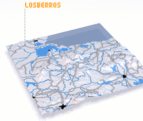 3d view of Los Berros