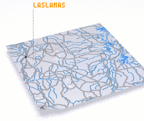 3d view of Las Lamas