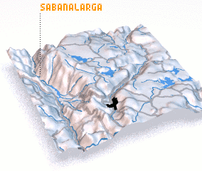 3d view of Sabanalarga