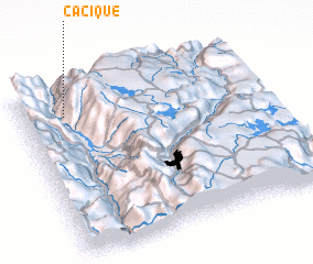 3d view of Cacique