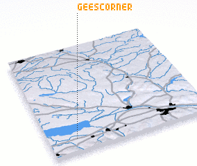 3d view of Gees Corner