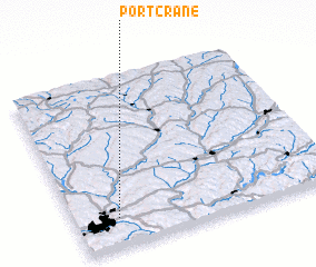 3d view of Port Crane