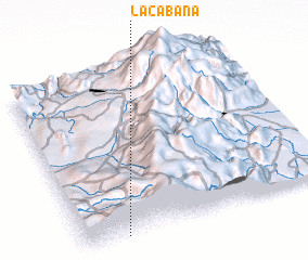 3d view of La Cabaña