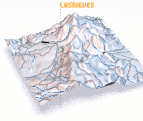 3d view of Las Nieves