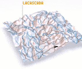 3d view of La Cascada