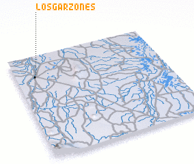 3d view of Los Garzones