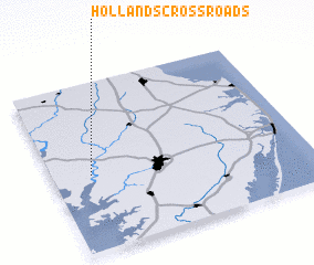 3d view of Hollands Crossroads