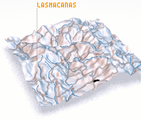 3d view of Las Macanas