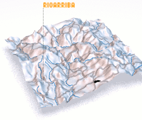 3d view of Río Arriba