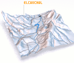 3d view of El Cauchal